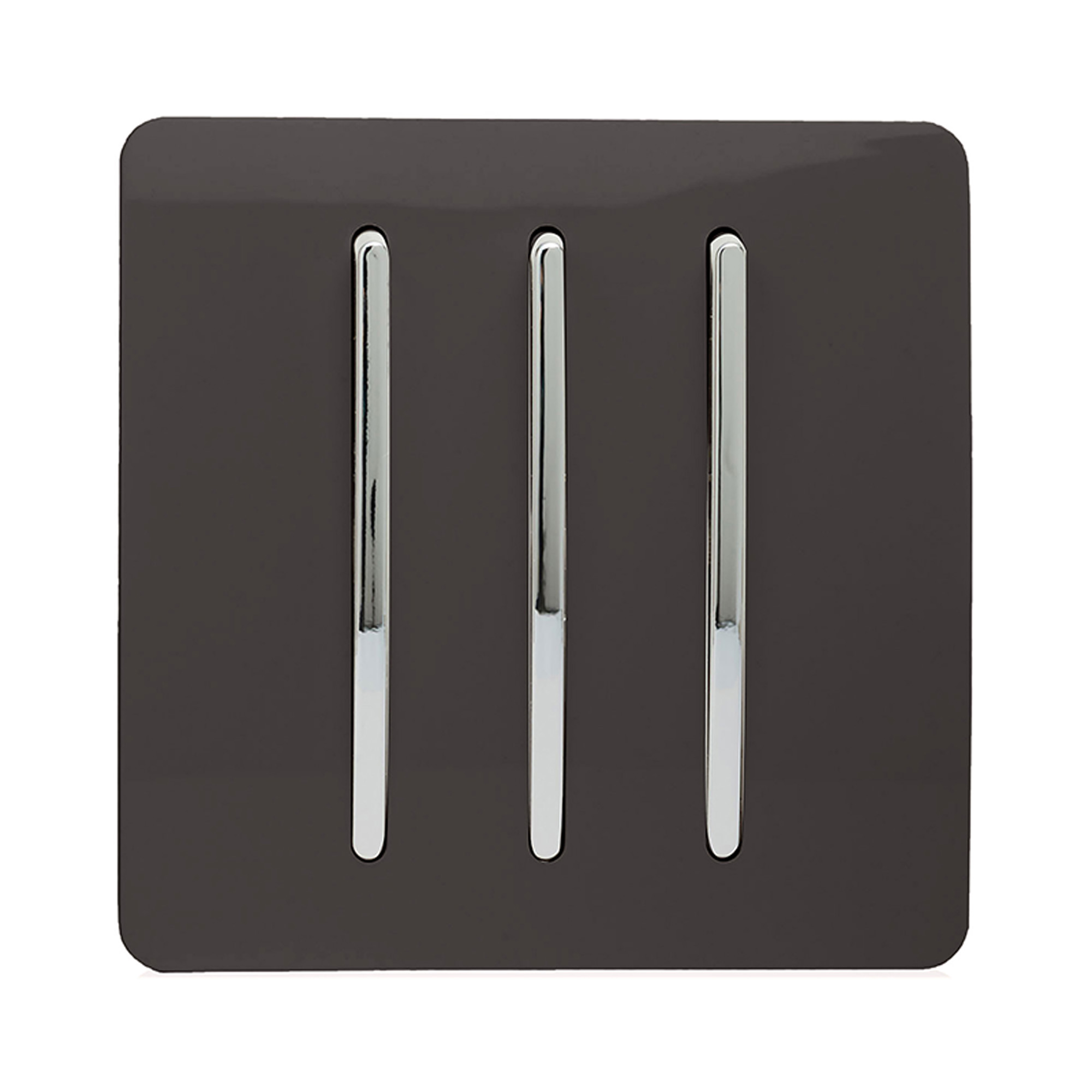 ART-SS6DB  3 Gang 2 Way 10 Amp Rocker Dark Brown